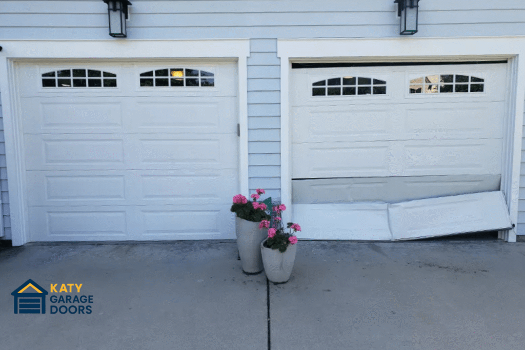 Garage Door Repair Before and After